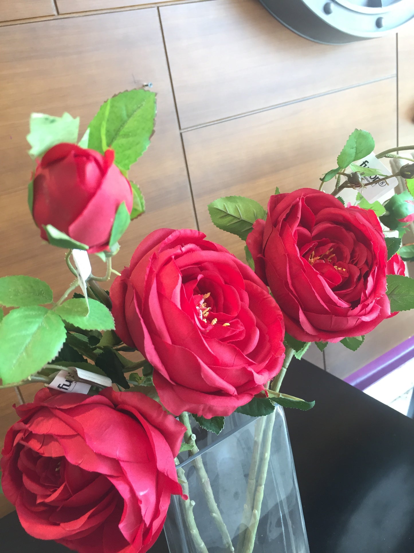 Flor artificial tipo Rosa con botón (por pieza disponible en: Rojo, Am –  Fusion8