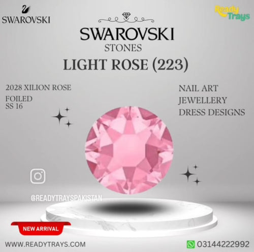 SWAROVSKI Crystals ROSE GOLD Rhinestones Gems Stones Flat Back Non Hotfix  for Nail Art and Design 