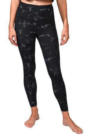 Yogalicious Lux Grey Camo Leggings Womens Size XS Grey and White