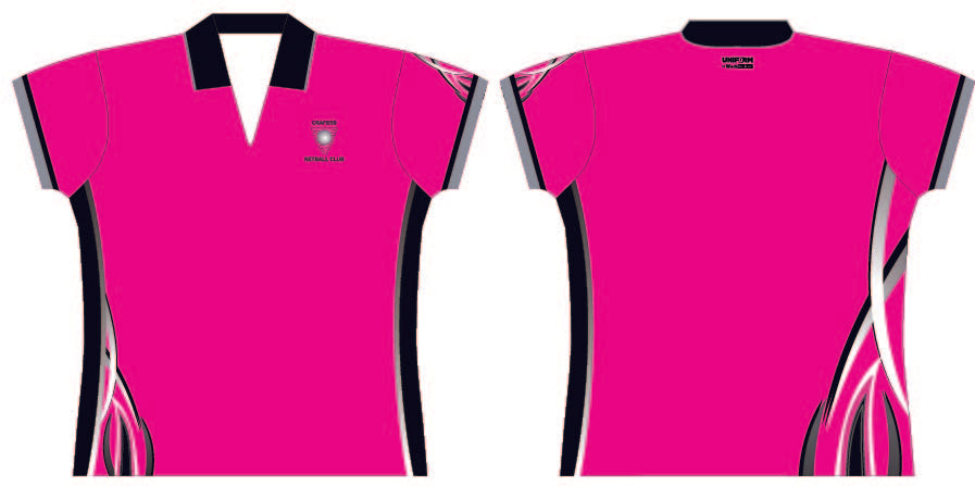 Crafers Netball Club Polo - Worklocker Mount Barker