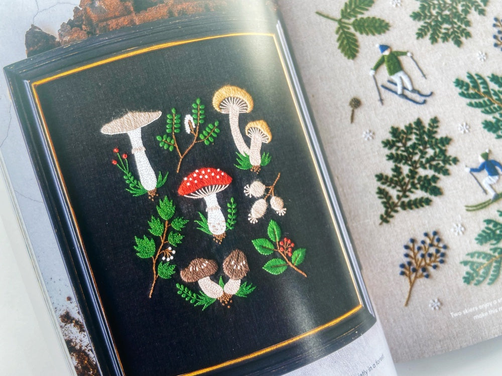 Two Color Embroidery: Zakka Embroidery Book Review