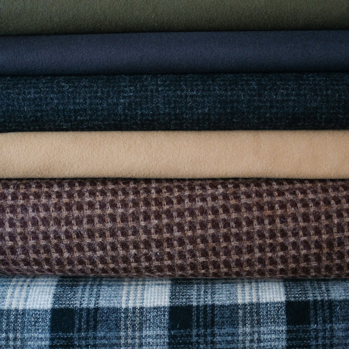 Twilled Flannel Wool Fabric 45%wool,30%polyester,25%viscose $4.2