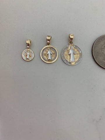 St. Benedict Medal 14K Gold 14MM