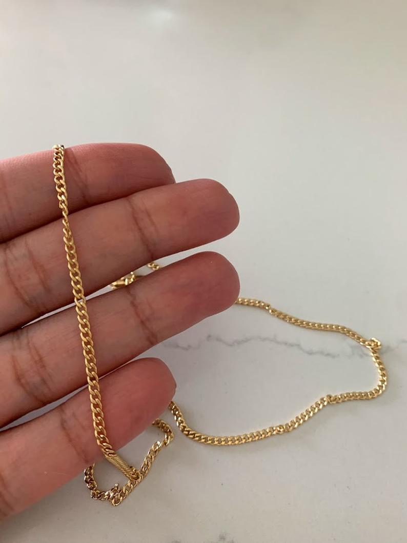 cuban thin chain