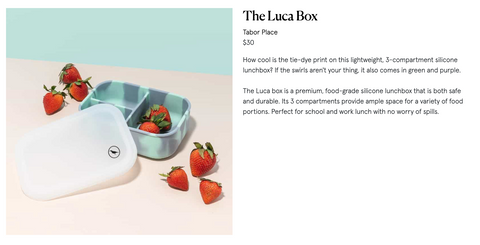 Tabor Place Luca Box feature in Mother Mag