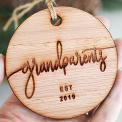 Grandparents 2019 Christmas Ornament