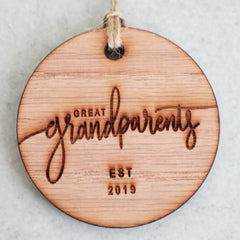 Great Grandparents 2019 Christmas Ornament