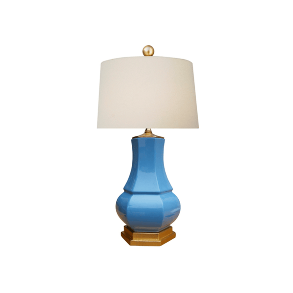 12+ French Blue Table Lamp