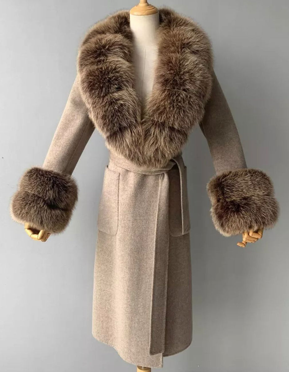 Cashmere Fur Coat