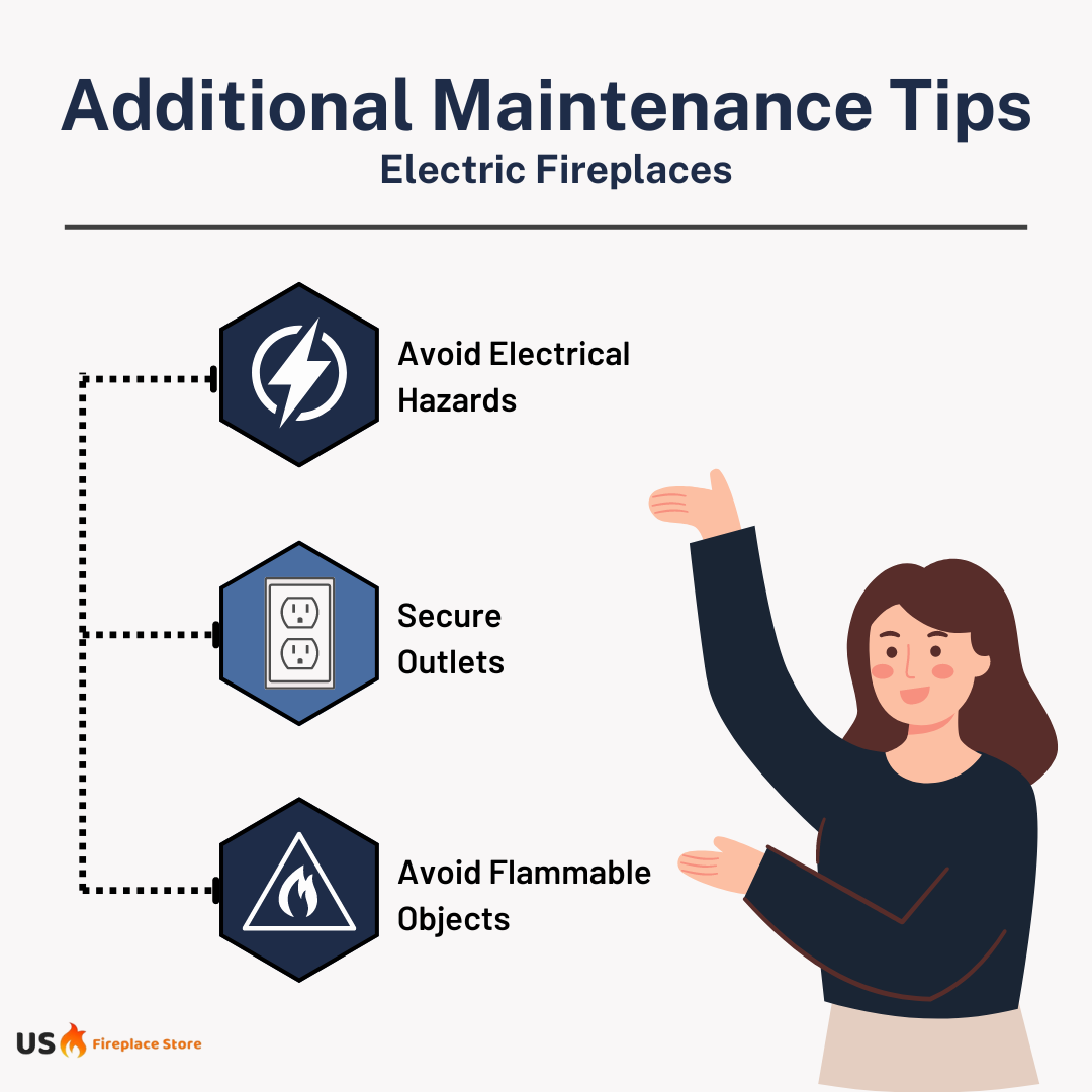 Additional Maintenance Tips for Electric Fireplaces