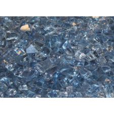 Blue Clear Crushed Glass