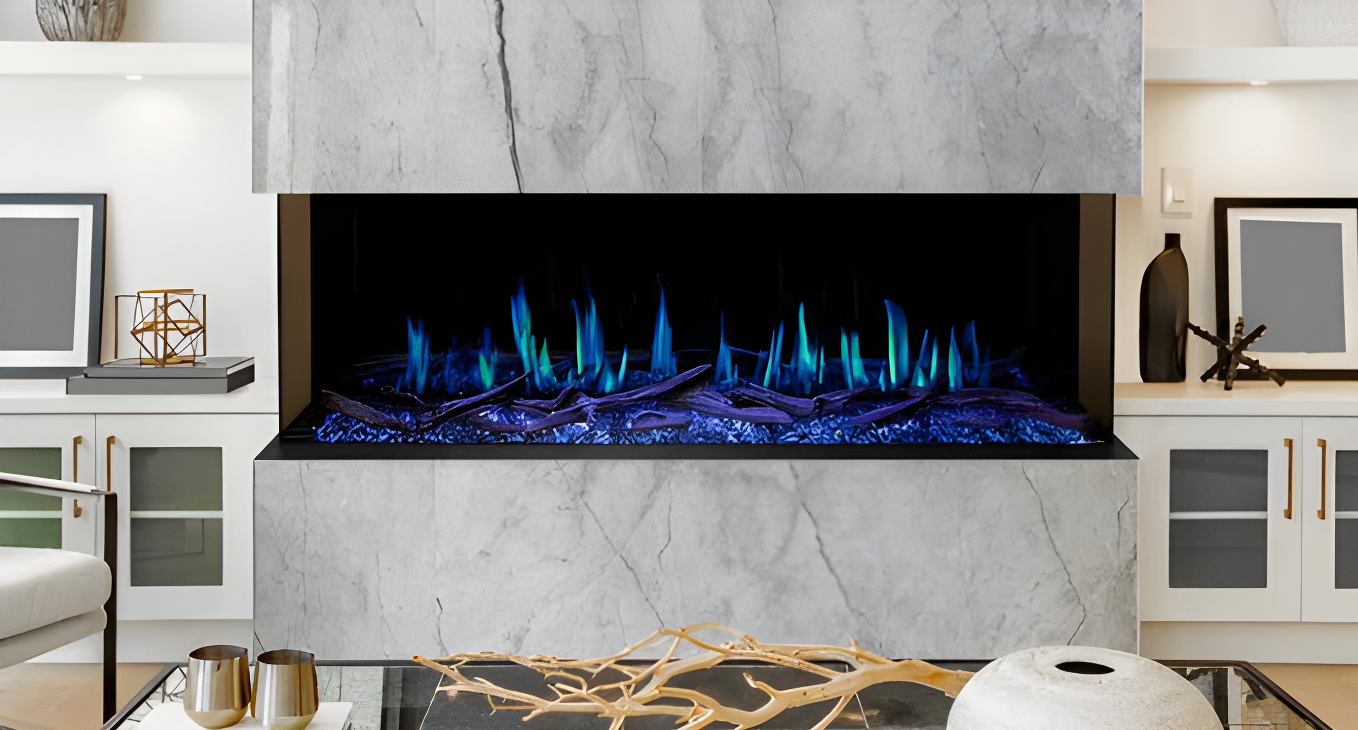 Modern Flames 60" Orion Multi Heliovision Electric Fireplace