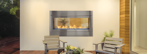 Monessen 48 Artisan Vent-Free See-Through Linear Fireplace