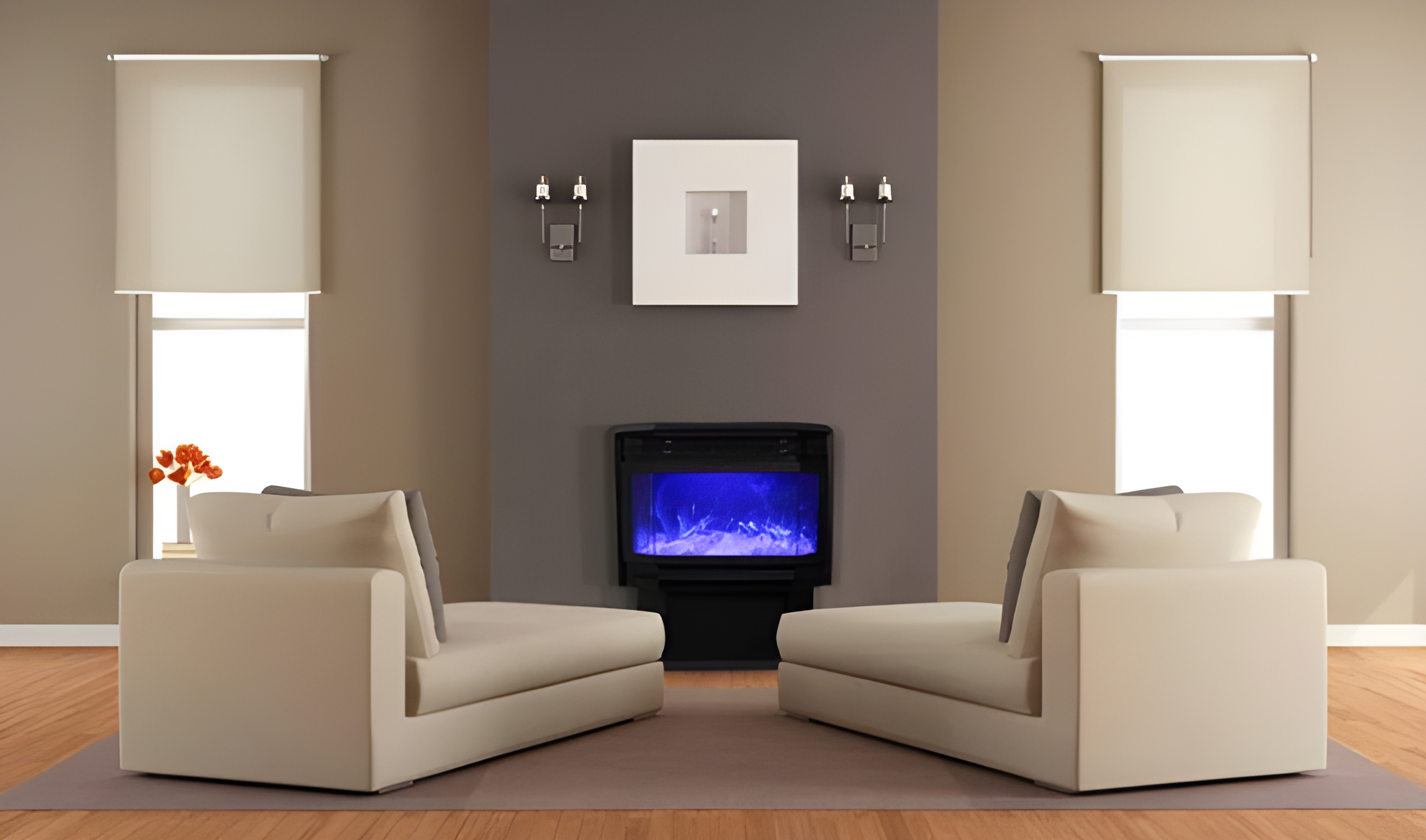 Sierra Flame by Amantii Freestanding 26 Electric Fireplace