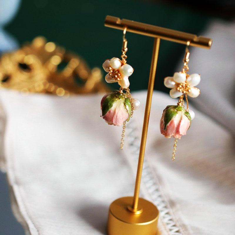 Blush Blossom Fairycore Earrings#N# – Starlight Fair