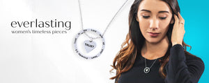   Women's Heart Circle Necklace 