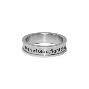 Men's Stainless THE LORD'S PRAYER Ring – Forever Truth