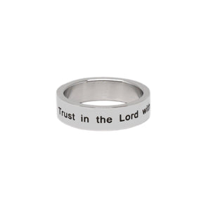 Men's Stainless THE LORD'S PRAYER Ring – Forever Truth