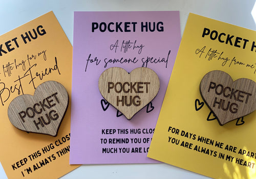 Heart Pocket Hug Keepsake Gifts Letterbox Gift Thinking - Temu