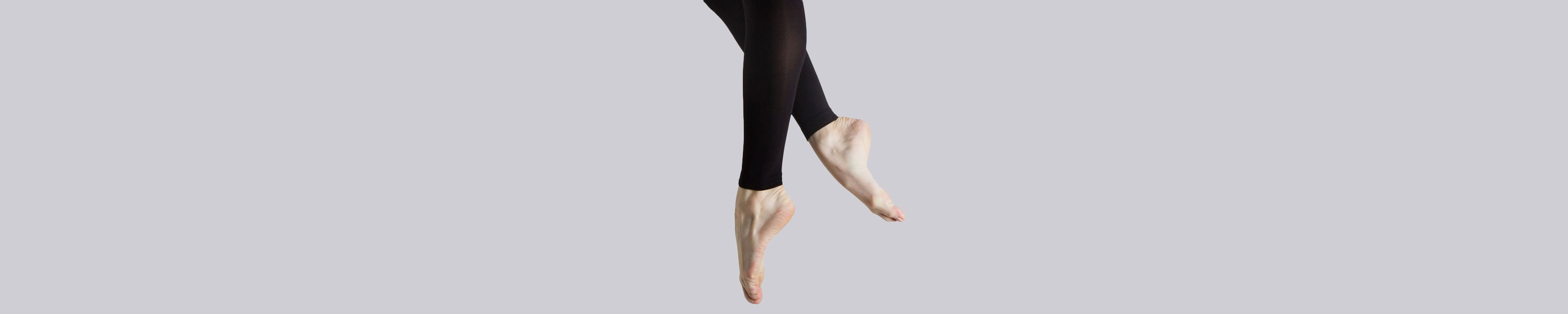 bloch black footless tights