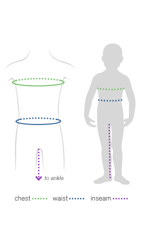 Boys Size Chart Figure