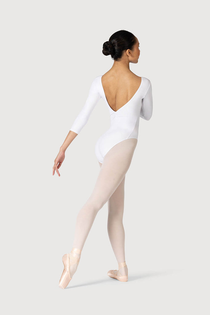 L0459 - Bloch Parla Gathered Long Sleeve Womens Leotard – Bloch Australia