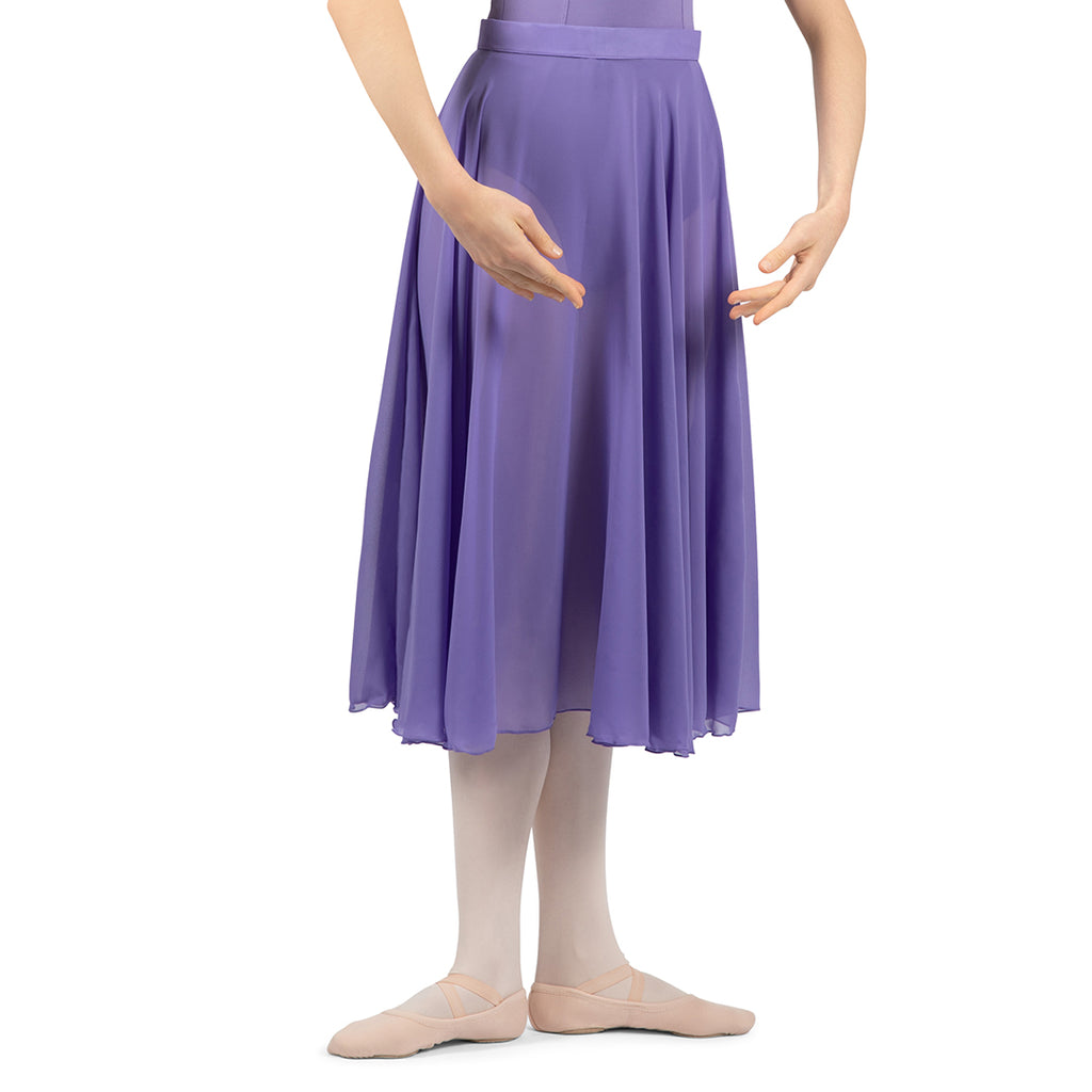 chiffon circle skirt