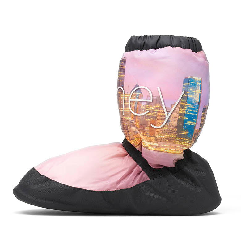 bloch floral warm up booties