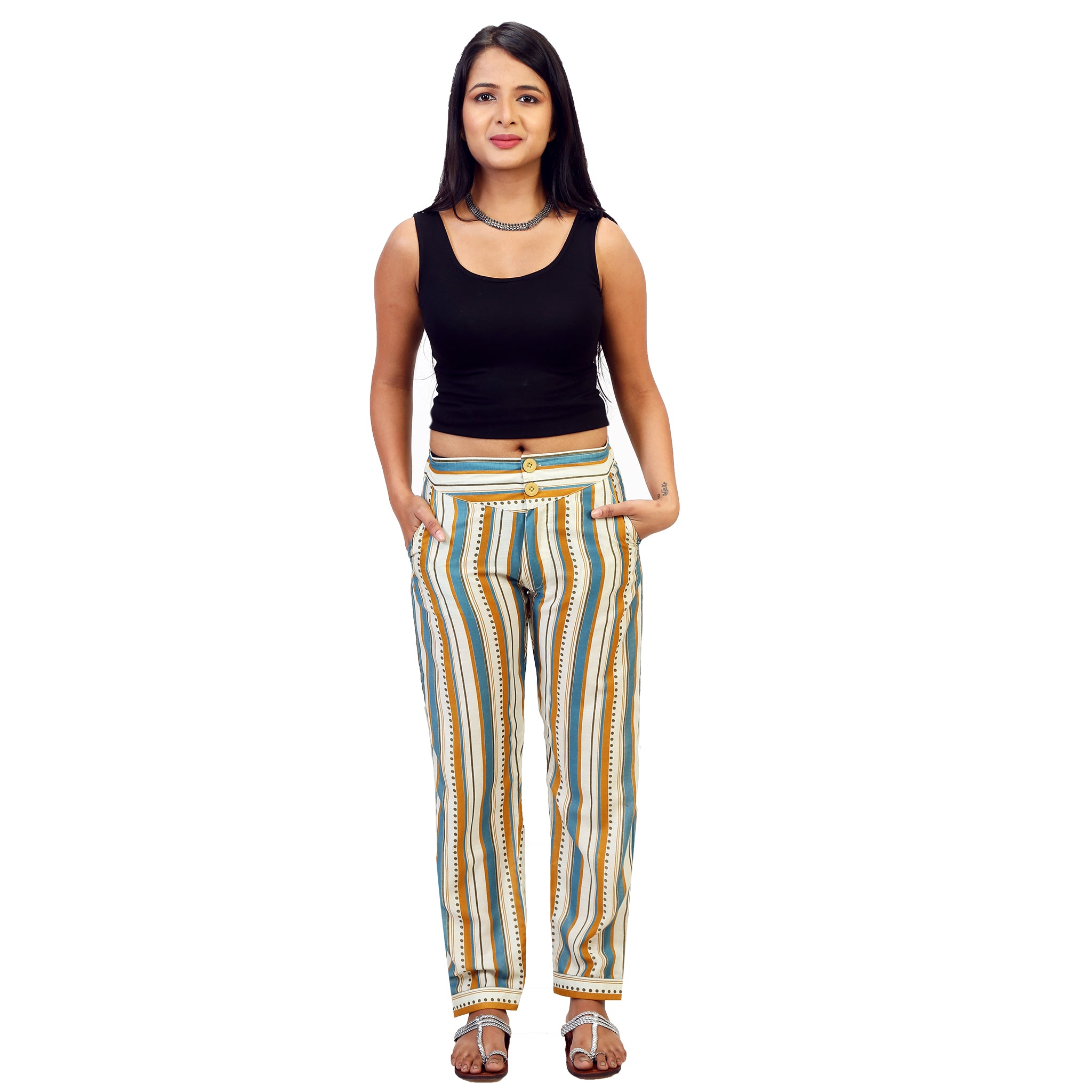 Abstract Print Relaxed Fit Wide Leg Pants | Wide leg pants, Black and white  pants, Patterned pants outfit