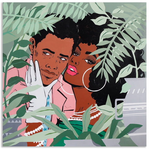Pintura figurativa contemporánea Artista canadiense negro Kestin Cornwall