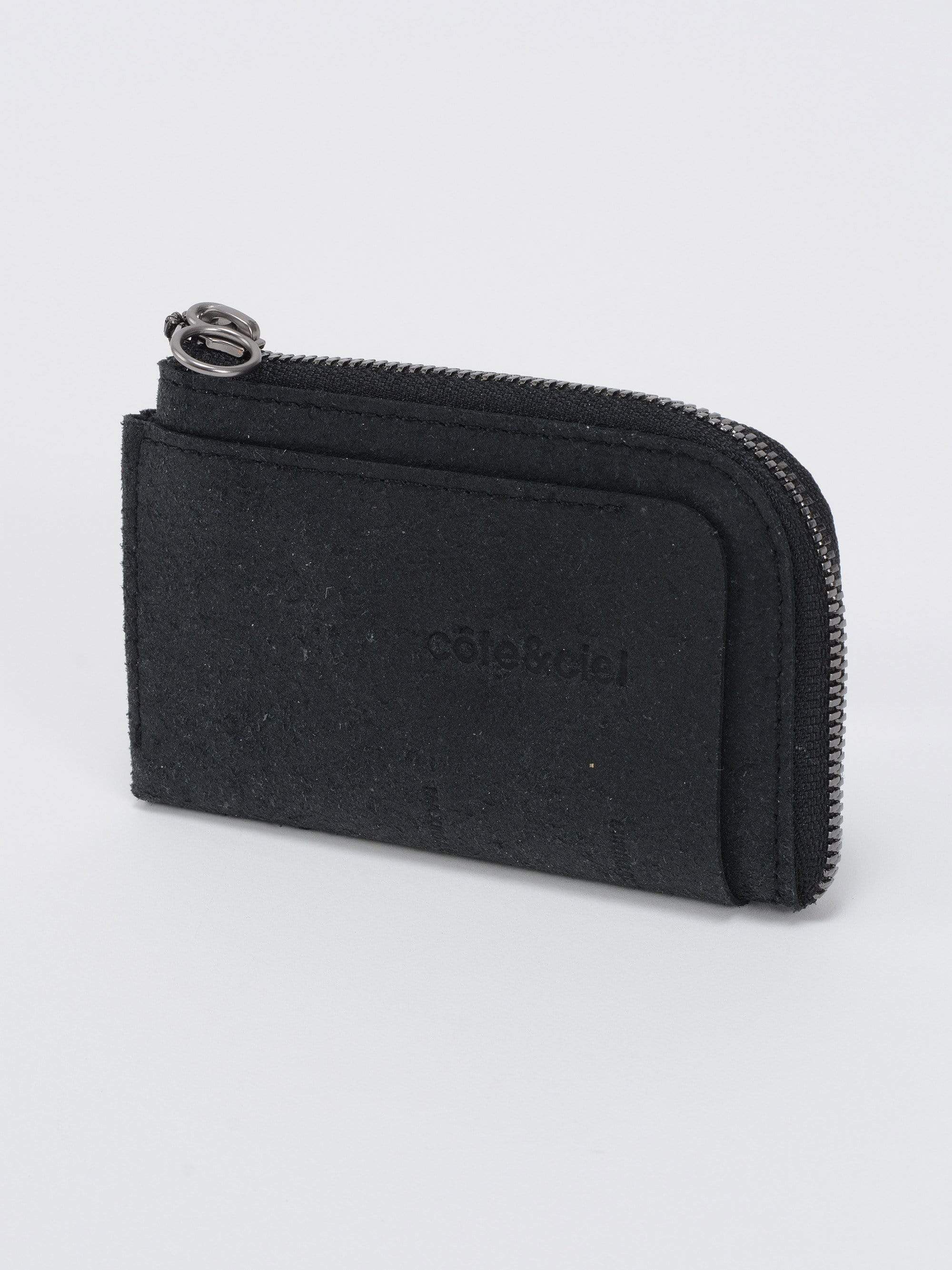 Côte&Ciel Black Zippered Coin Wallet