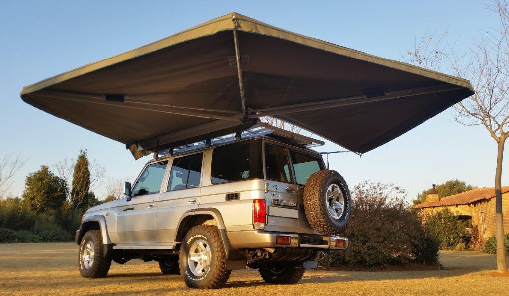 Ostrich Wing Awning 270 Degree from Big Country 4x4 – Overland Addict