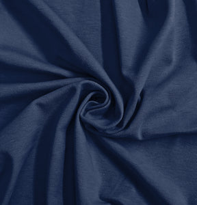 navy knit fabric