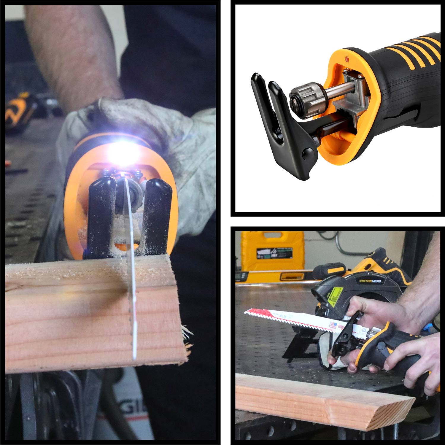 MOTOHEAD 20V ULTRA Li-Ion Cordless Reciprocating Saw (v2) – MOTORHEAD &  STEELHEAD Tools