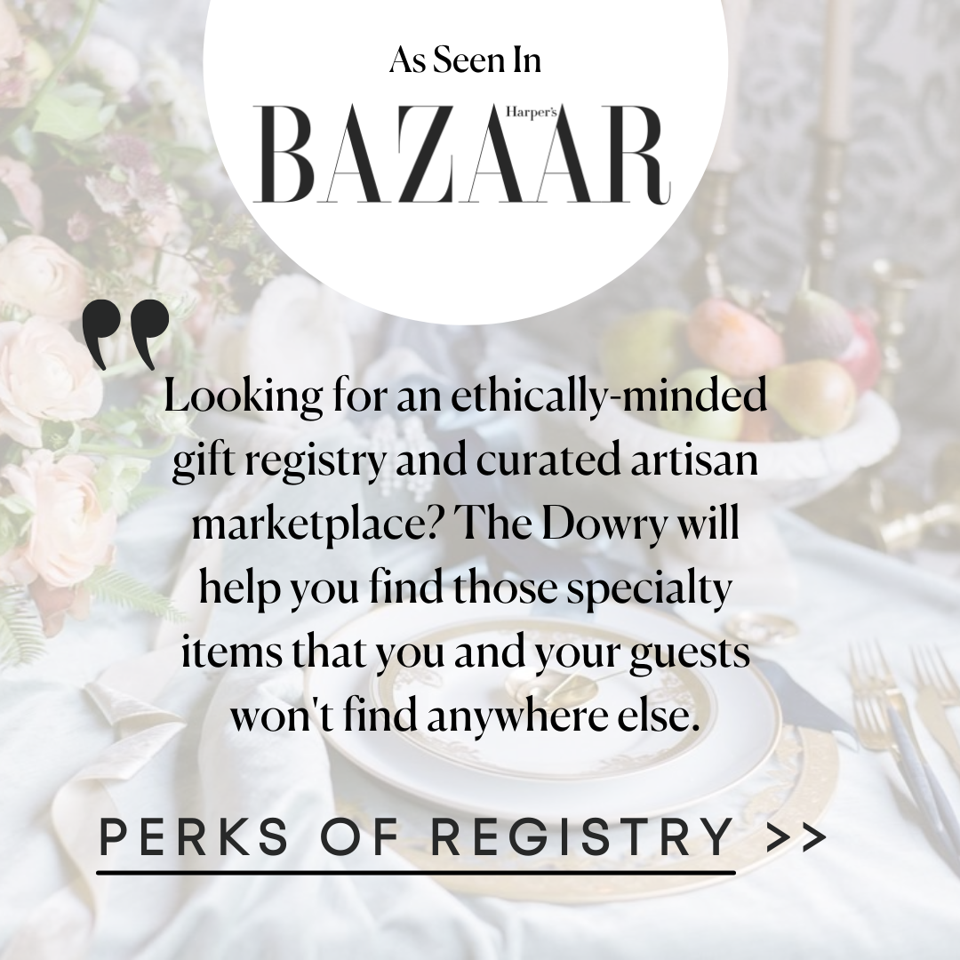 As seen in Harper's Bazaar! One of the best wedding gift registries!