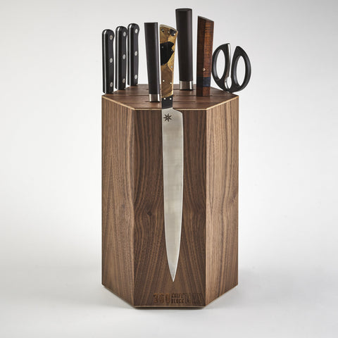 Zulay Kitchen Walnut Magnetic Knife Holder