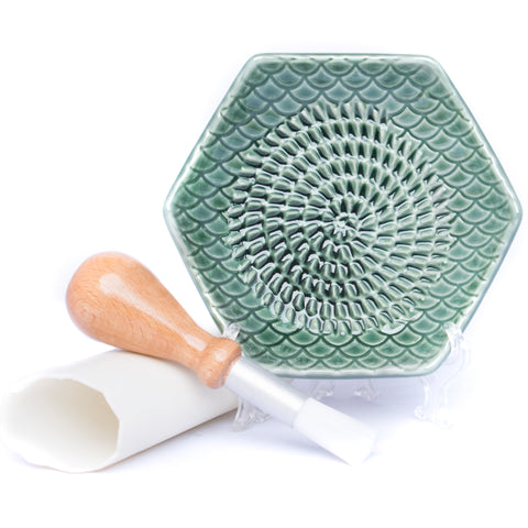 Garlic Grater Ceramic Garlic Grating Dish Ceramic Grater for All