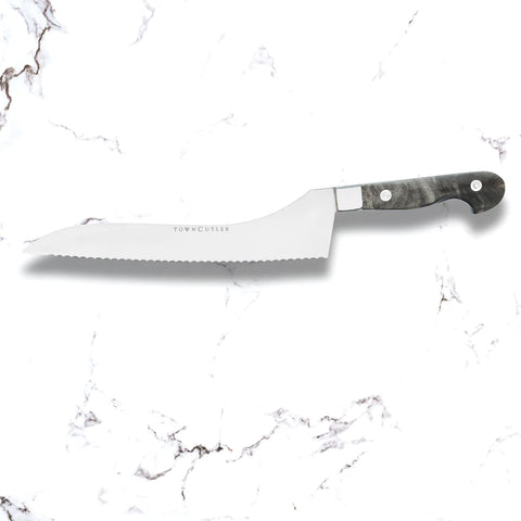 JERO 7 Offset Serrated Slicing Knife