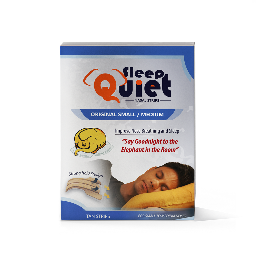 Sleep Quiet Strong Large Tan Nasal Strips – Sleepquiet Nasal Strips