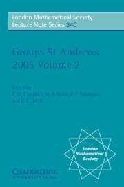 Groups St Andrews 2005 Volume 2