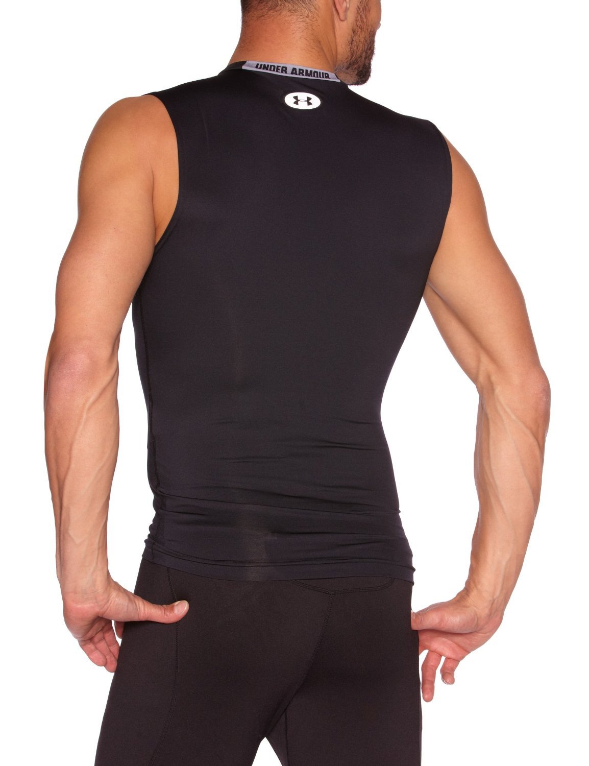 Under Armour Men's UA HeatGear Sonic Sleeveless Compression Shirt