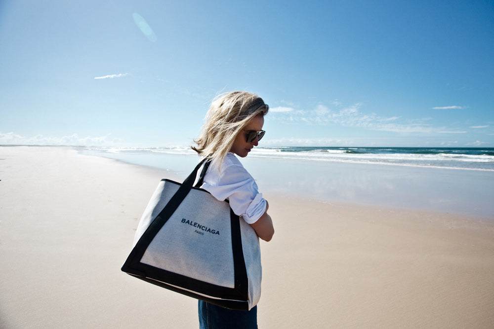 balenciaga beach tote