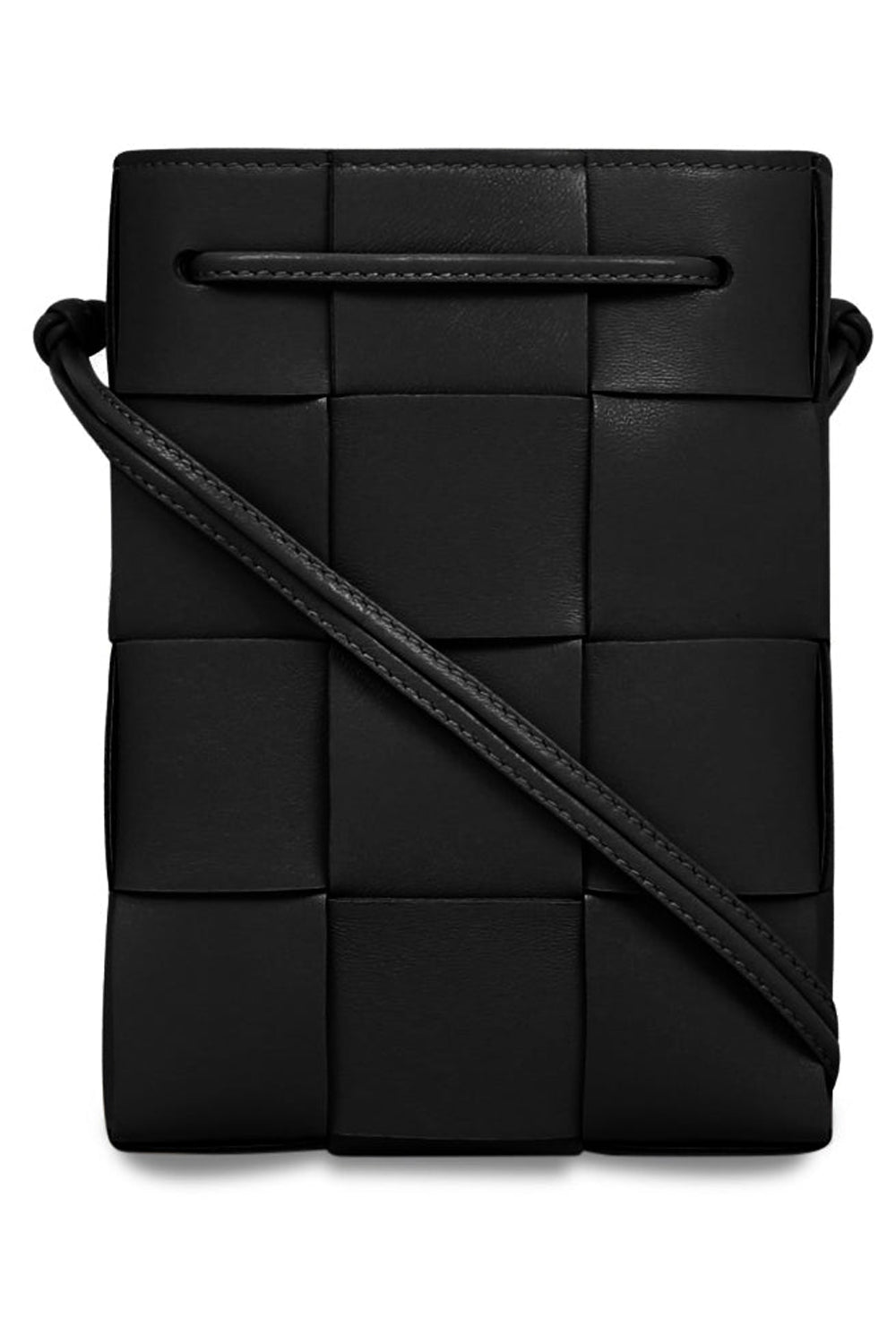Bottega Veneta Black Mini Cassette Camera Bag