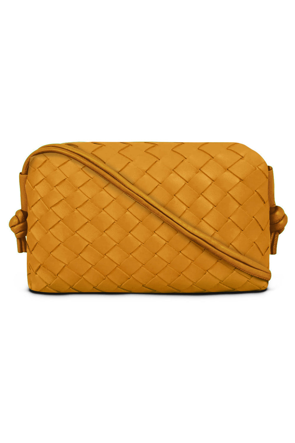 Bottega Veneta Loop Intrecciato Camera Bag Small Cob in Lambskin Leather  with Gold-tone - US