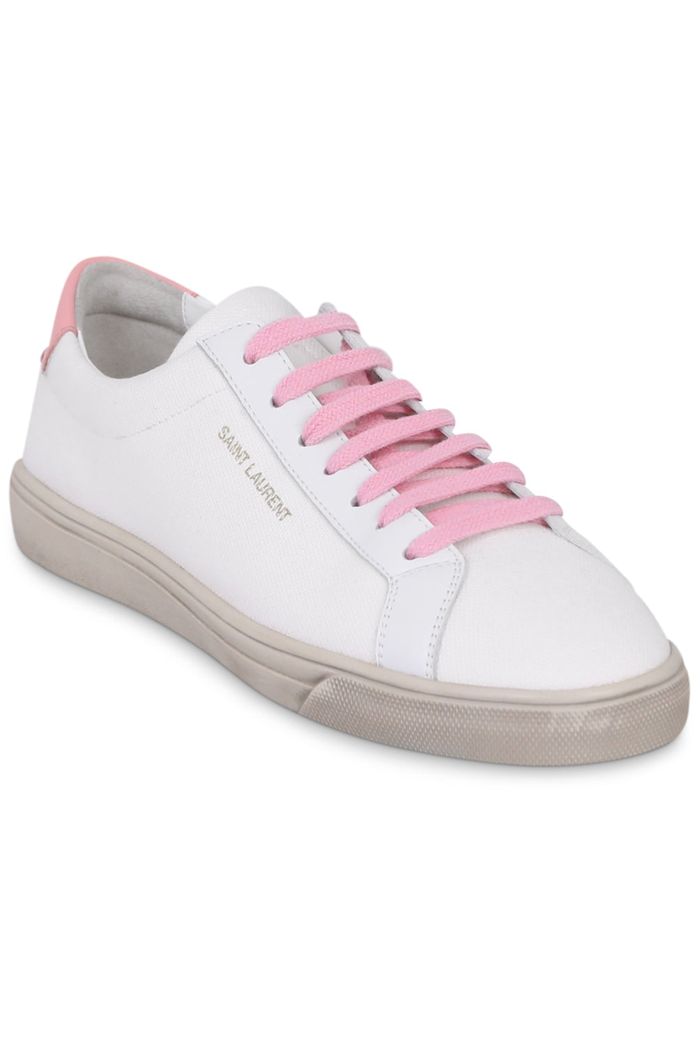Saint Laurent | Shoes | Saint Laurent White Pink Court Classic Sl39 Sneakers  Womens Eu 36us 6 | Poshmark