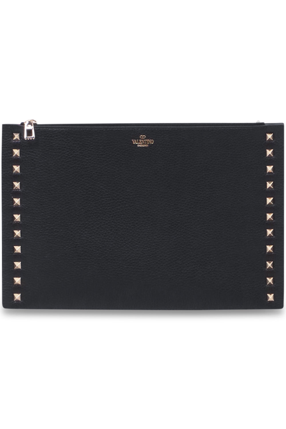 Valentino Italy Black Varnish Clutchbag 