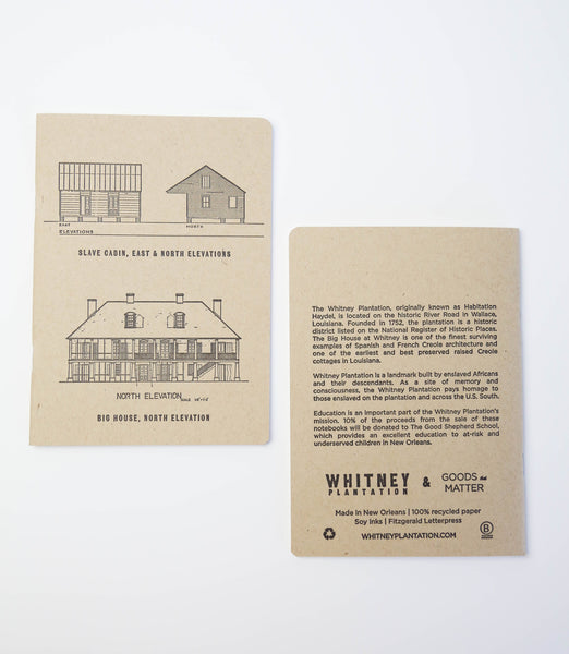 Whitney Plantation, Louisiana, Custom Notebook made for gift shop