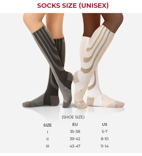 Buy Sankom Patent Socks Compression Blck Color Size 11 in Qatar