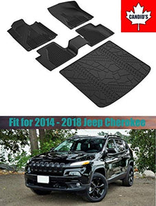 Floor Mats For Jeep Cherokee 2014 2018 All Weather Guard Floor