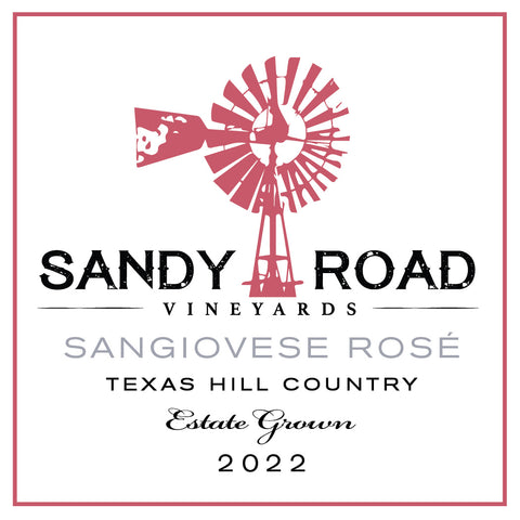Sandy Road Vineyards Sangiovese Rosé 2022